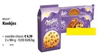 Lidl Koekjes coockie choco aanbieding