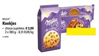 Lidl Koekjes choco suprême aanbieding