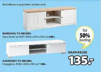 Jysk Markskel Tv-meubel, Aakirkeby Tv-meubel aanbieding