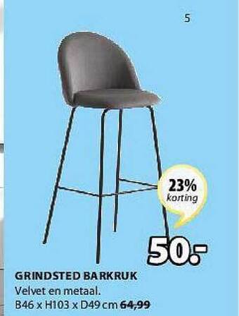 Jysk Grindsted Barkruk aanbieding