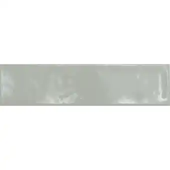 Quintessenza cromia 26 wandtegel 7x27cm 10mm witte scherf verde2 lucido