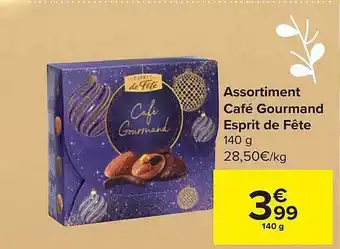 Carrefour Assortiment café gourmand esprit de fête aanbieding
