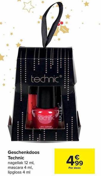 Carrefour Geschenkdoos technic aanbieding