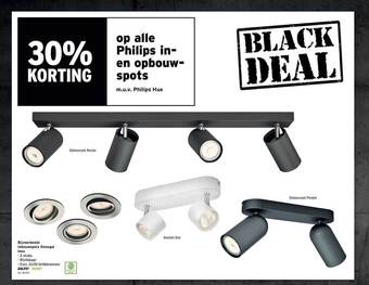 GAMMA Philips in- en opbouwspots aanbieding