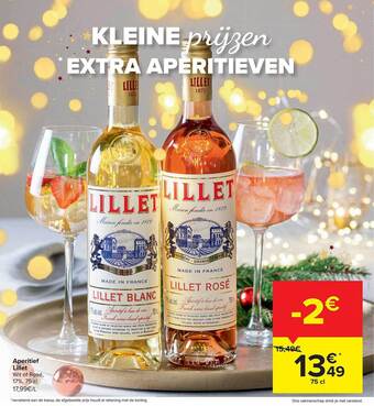Carrefour Aperitief lillet aanbieding