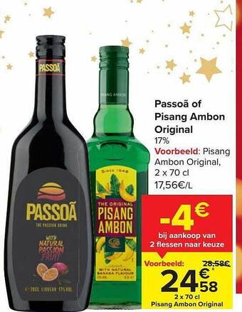 Passoã of pisang ambon original