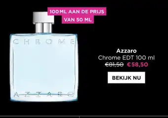 ICI PARIS XL Azzaro chrome EDT 100ml aanbieding