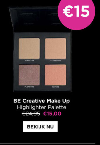 ICI PARIS XL BE creative make up highlighter palette aanbieding