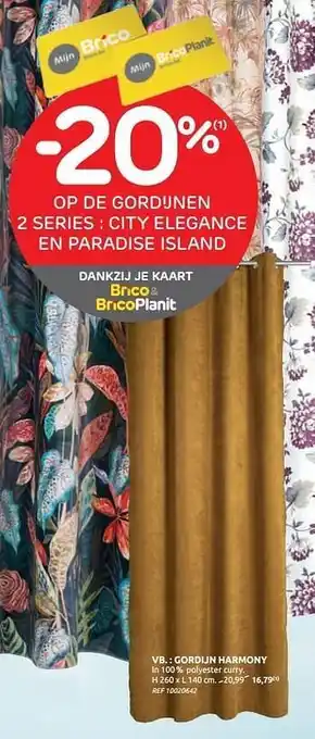 Brico Gordijn harmony aanbieding