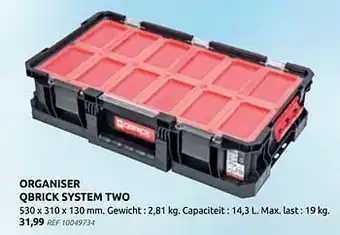 Organiser qbrick system two