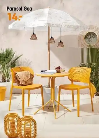 Kwantum Parasol goa aanbieding