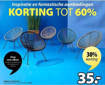 Jysk Ubberup Loungestoel aanbieding