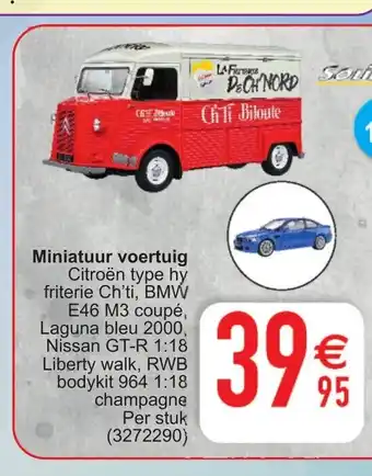 Cora Miniatuur voertuig citroen type hy friterie ch'ti aanbieding