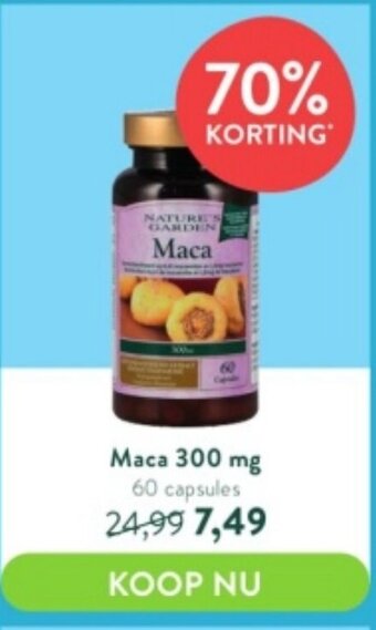 Holland & Barrett Maca 300mg 60 Capsules aanbieding