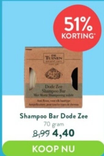 Holland & Barrett Shampoo Bar Dode Zee 70 Gram aanbieding