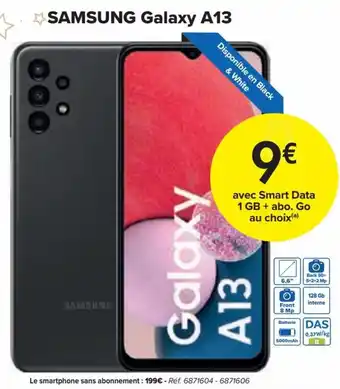 Carrefour Market Samsung Galaxy A13 aanbieding