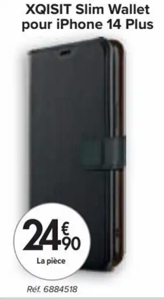 Carrefour Market Xqisit Slim Wallet pour iPhone 14 Plus aanbieding