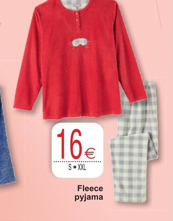 Cora Fleece pyjama S-XXL aanbieding