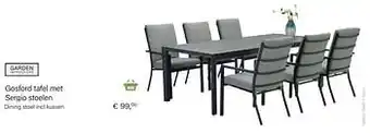 Multi bazar Sergio dining stoel incl kussen aanbieding