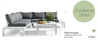 Multi bazar Pedro loungeset aanbieding