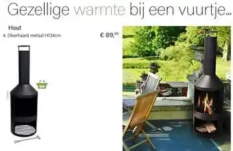 Multi bazar Sfeerhaard metaal aanbieding