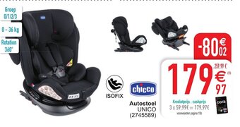 Cora Chicco Autostoel Unico aanbieding
