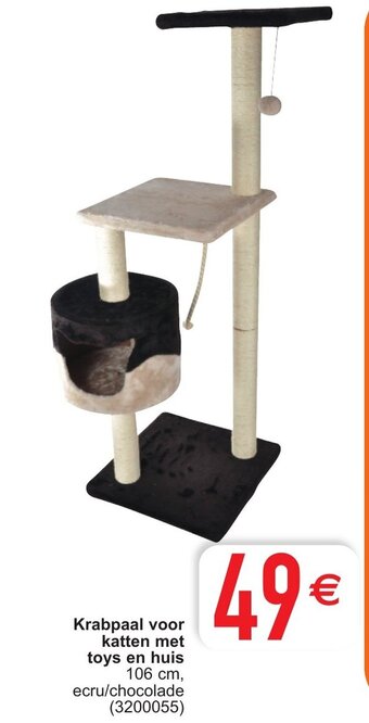 Cora Krabpaal voor Katten met Toys en Huis aanbieding