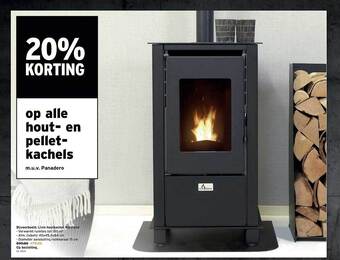 GAMMA Hout- en pelletkachels aanbieding