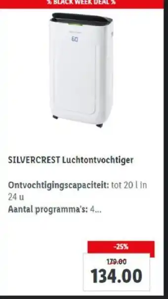 Silver Crest Luchtontvochtiger
