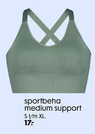 HEMA Sportbeha medium support aanbieding