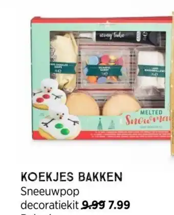 Koekjes Bakken Sneeuwpop Decoratiekit