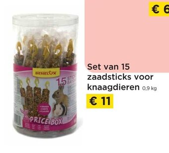 Molecule Set van 15 Zaadsticks voor Knaagdieren aanbieding