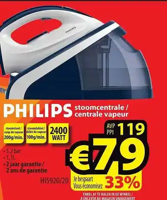Philips stoomcentrale