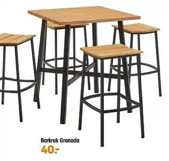 Kwantum Barkruk granada aanbieding