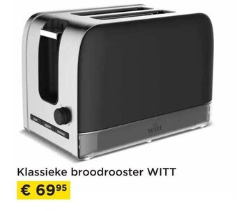 Klassieke broodrooster witt
