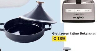 Gietijzeren tajine beka
