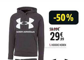 Intersport Hoodie heren aanbieding