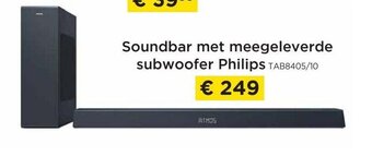 Soundbar met meegeleverde subwoofer philips