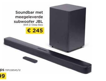 Soundbar met meegeleverde subwoofer JBL