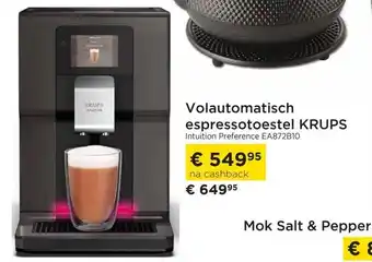 Molecule Volautomatisch espressotoestel krups aanbieding