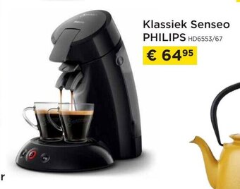 Klassiek senseo philips HD6553/67