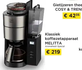 Klassiek koffiezetapparaat melitta