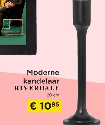 Moderne kandelaar riverdale 20cm