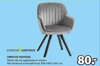 Jysk Everyday Low Price Onsevig Fauteuil aanbieding