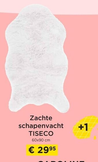 Zachte schapenvacht tiseco 60 x 90cm