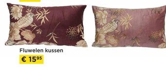 Fluwelen kussen