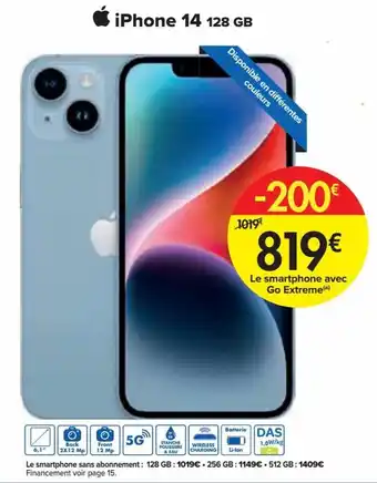 iPhone 14 128 GB