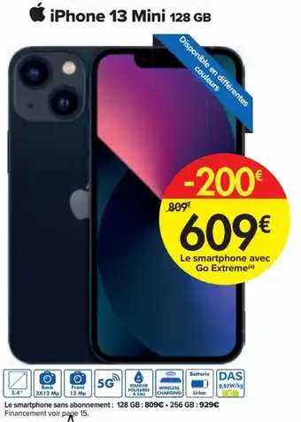 Carrefour Market iPhone 13 Mini 128 GB aanbieding
