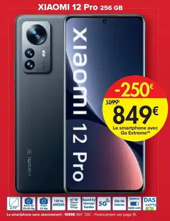 Carrefour Market Xiaomi 12 Pro 256 GB aanbieding