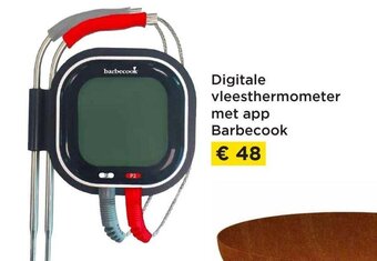 Digitale vleesthermometer met app barbecook